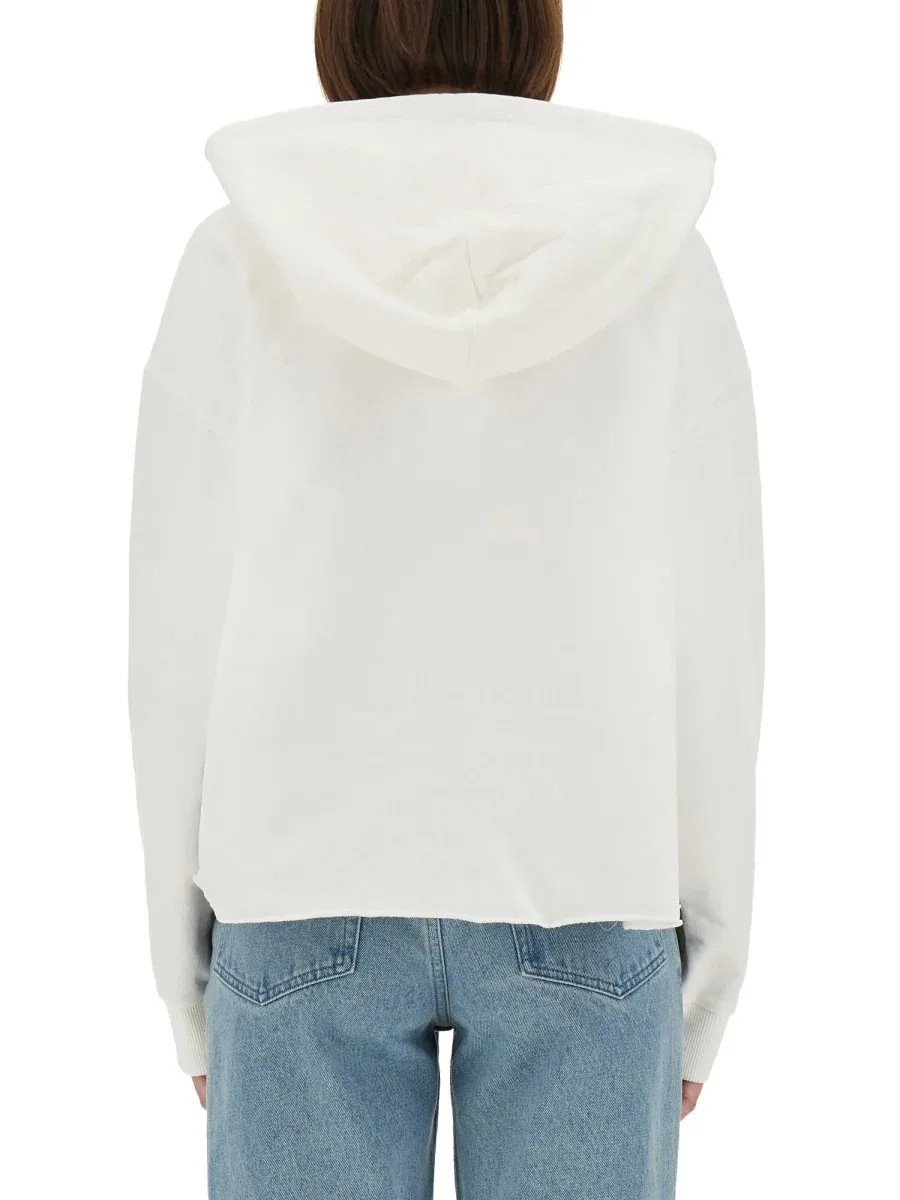 Logo Cotton Sweatshirt by MM6 Maison Margiela