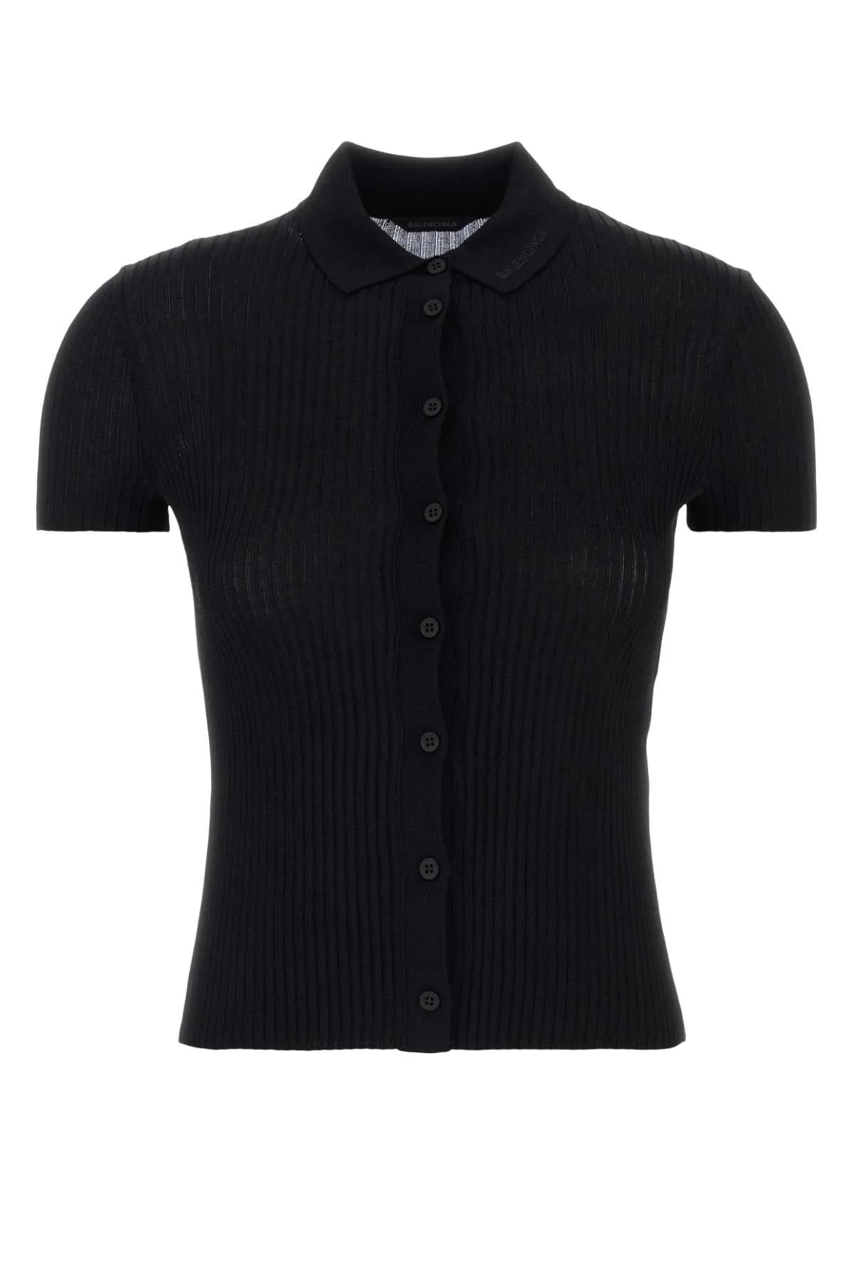 Black Viscose Blend Cardigan by Balenciaga