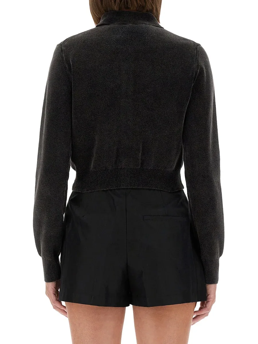 Cropped Collar Cardigan by alexander wang