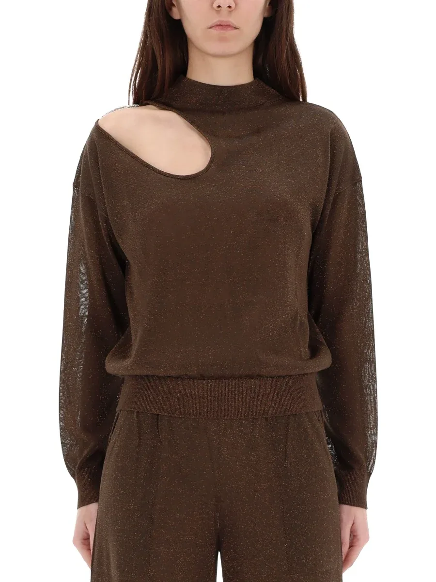 Cut-Out Viscose Blouse by Circus Hotel