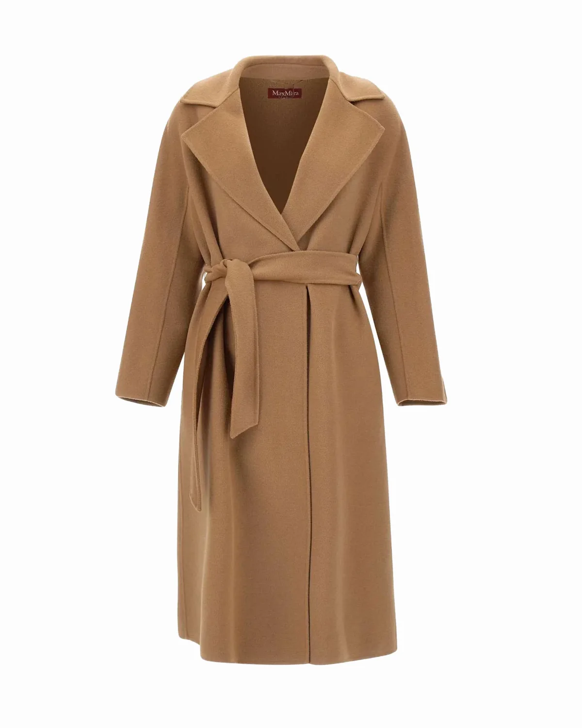 Virgin Wool Wrap Coat