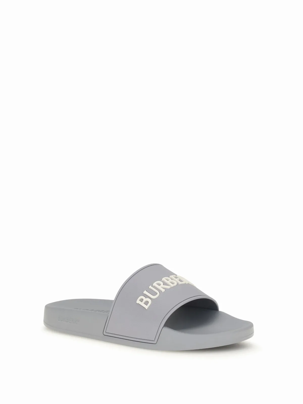 Logo Rubber Slides by Burberry