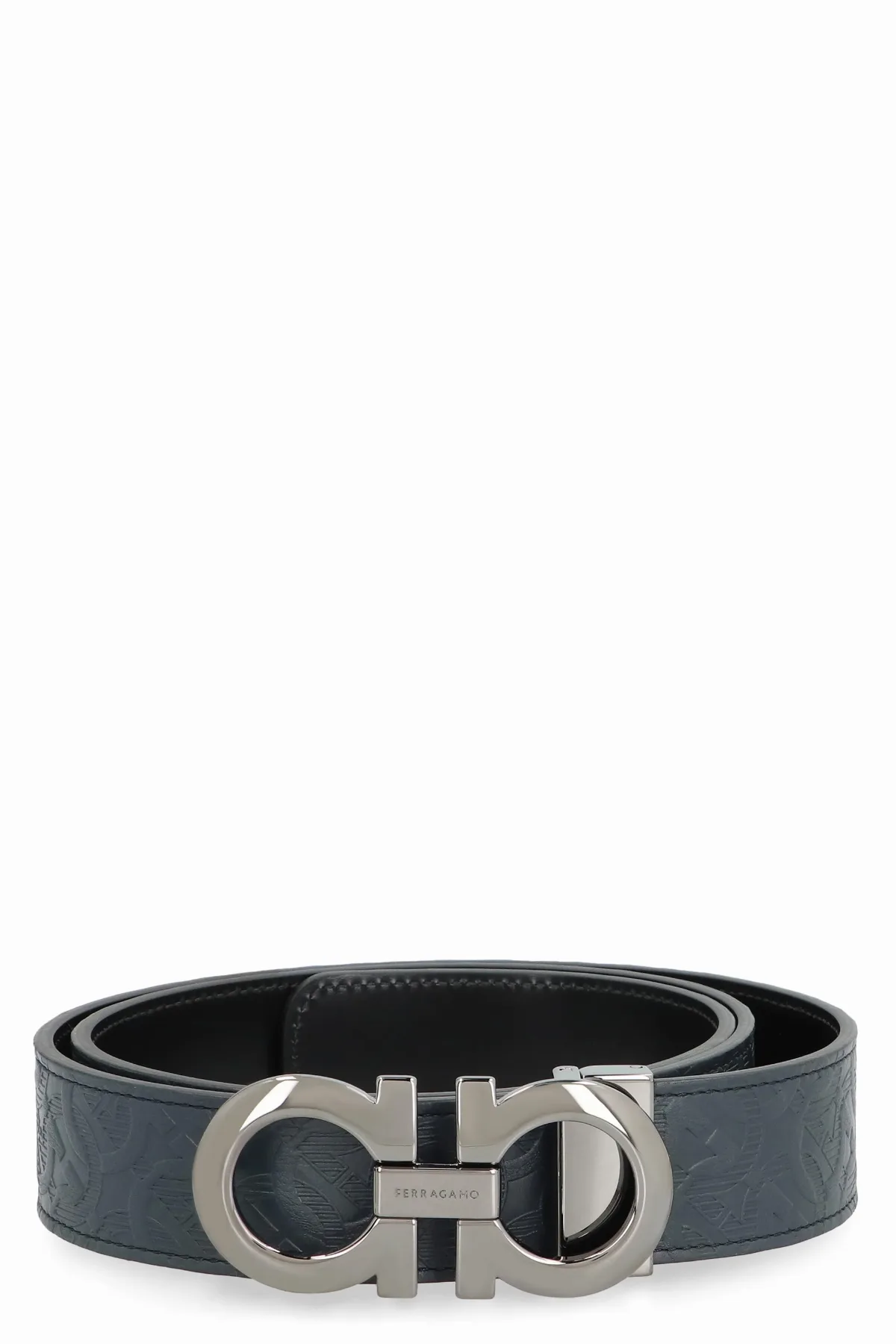 Logo Buckle Calf Leather Belt by Ferragamo