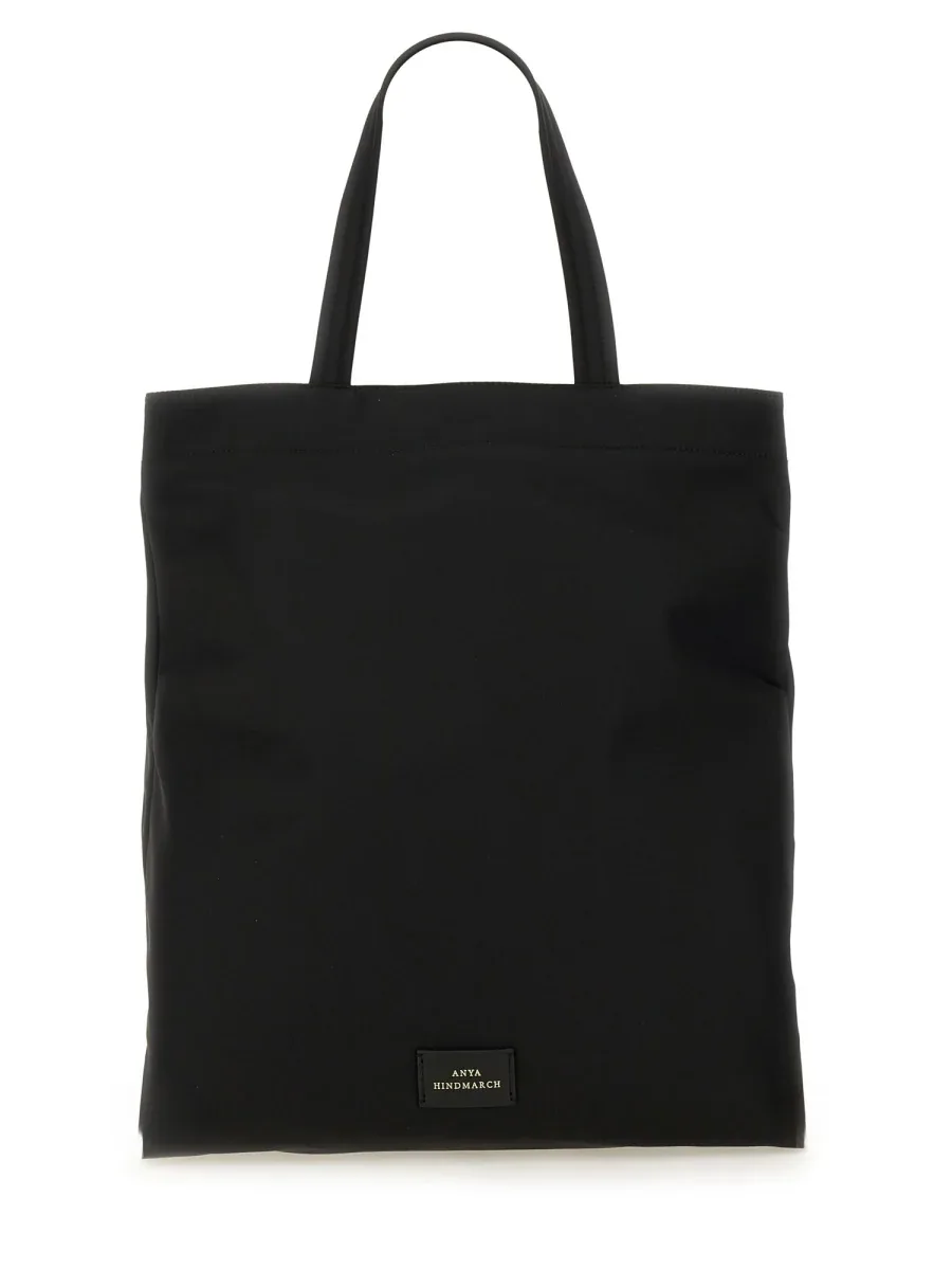 Eyes-Embroidered Tote Bag by Anya Hindmarch