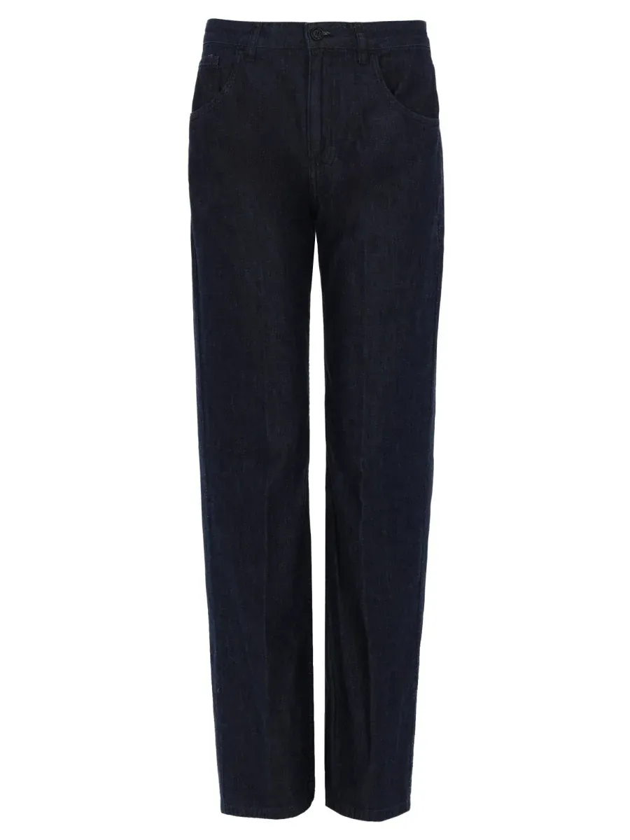 Regular Fit Cotton Denim Jeans by Aspesi