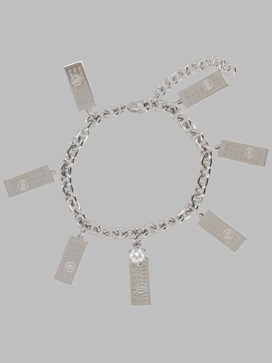 Numeric Charm Silver-Tone Bracelet by MM6 Maison Margiela