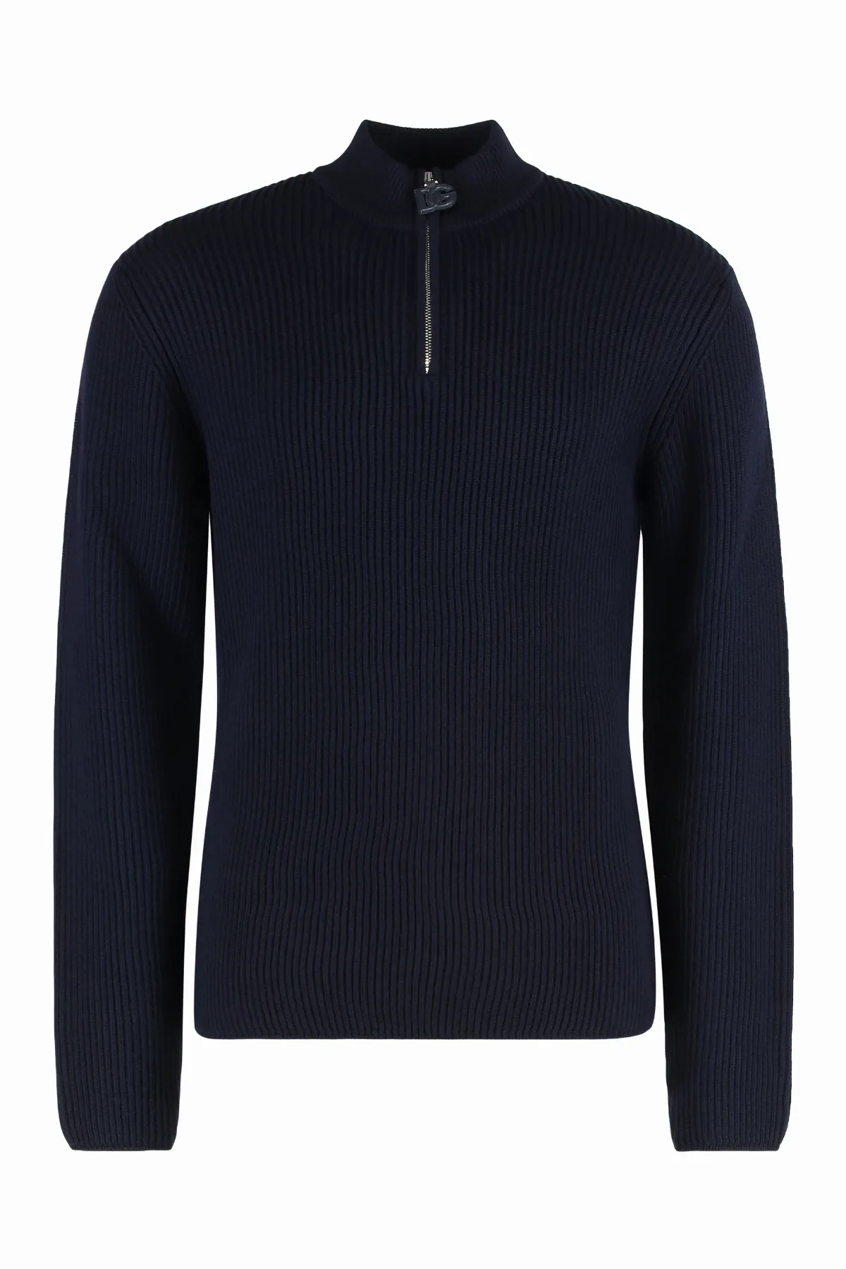 Virgin Wool Ribbed Sweater