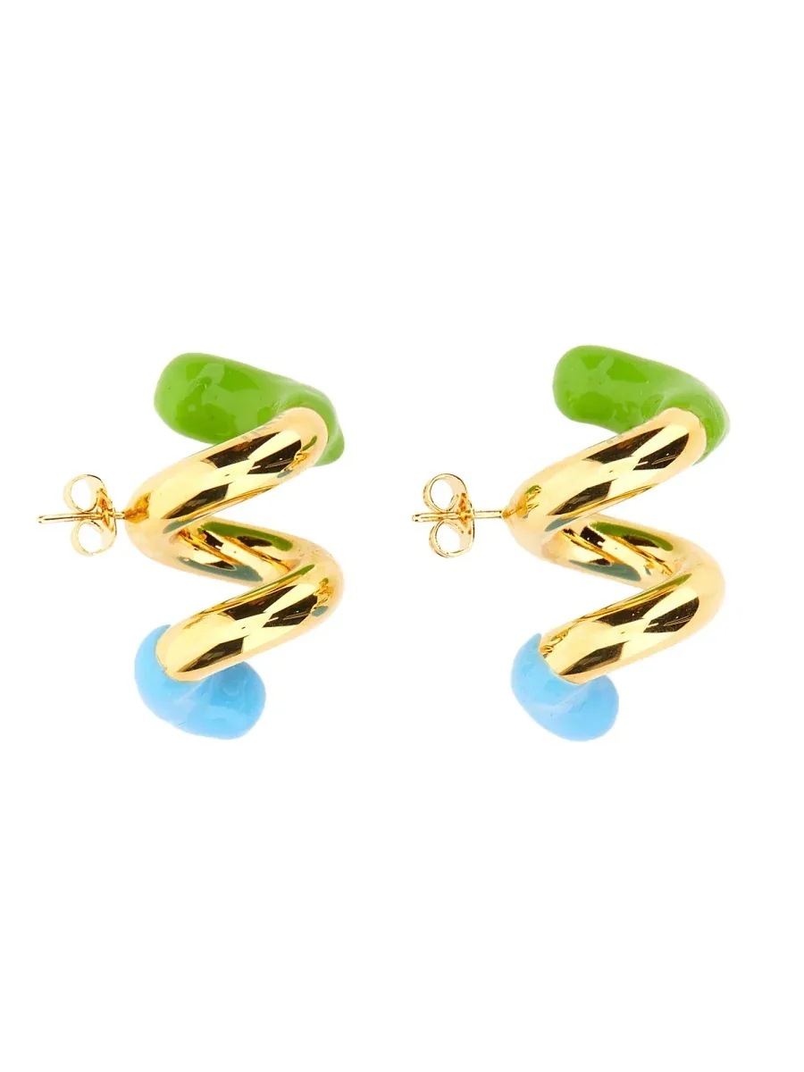 Double Fusillo Earrings