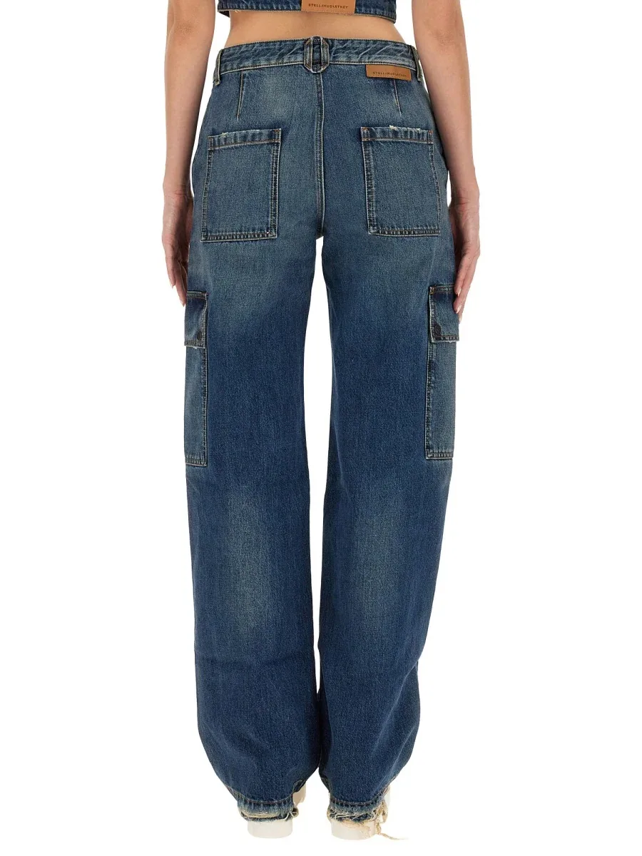 Relaxed Fit Blended Cargo Pants