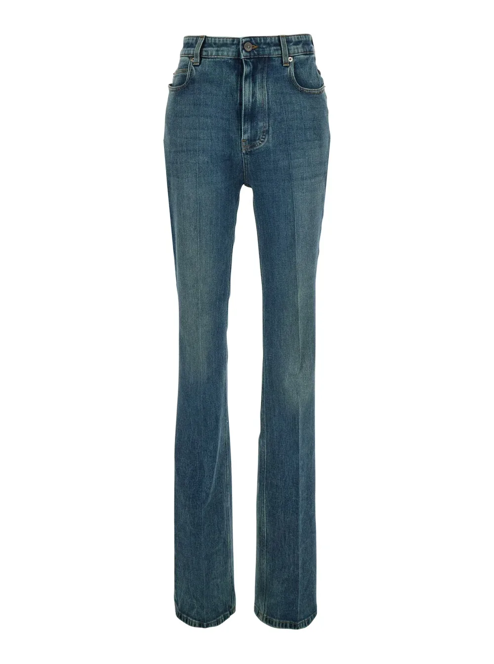 High-Waist Stretch Denim Jeans