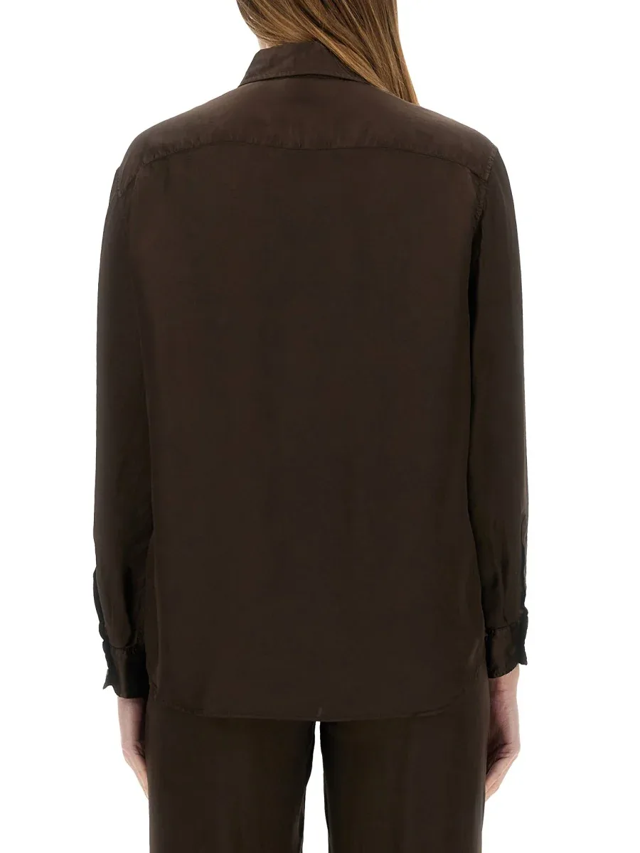 Relaxed Fit Viscose Shirt