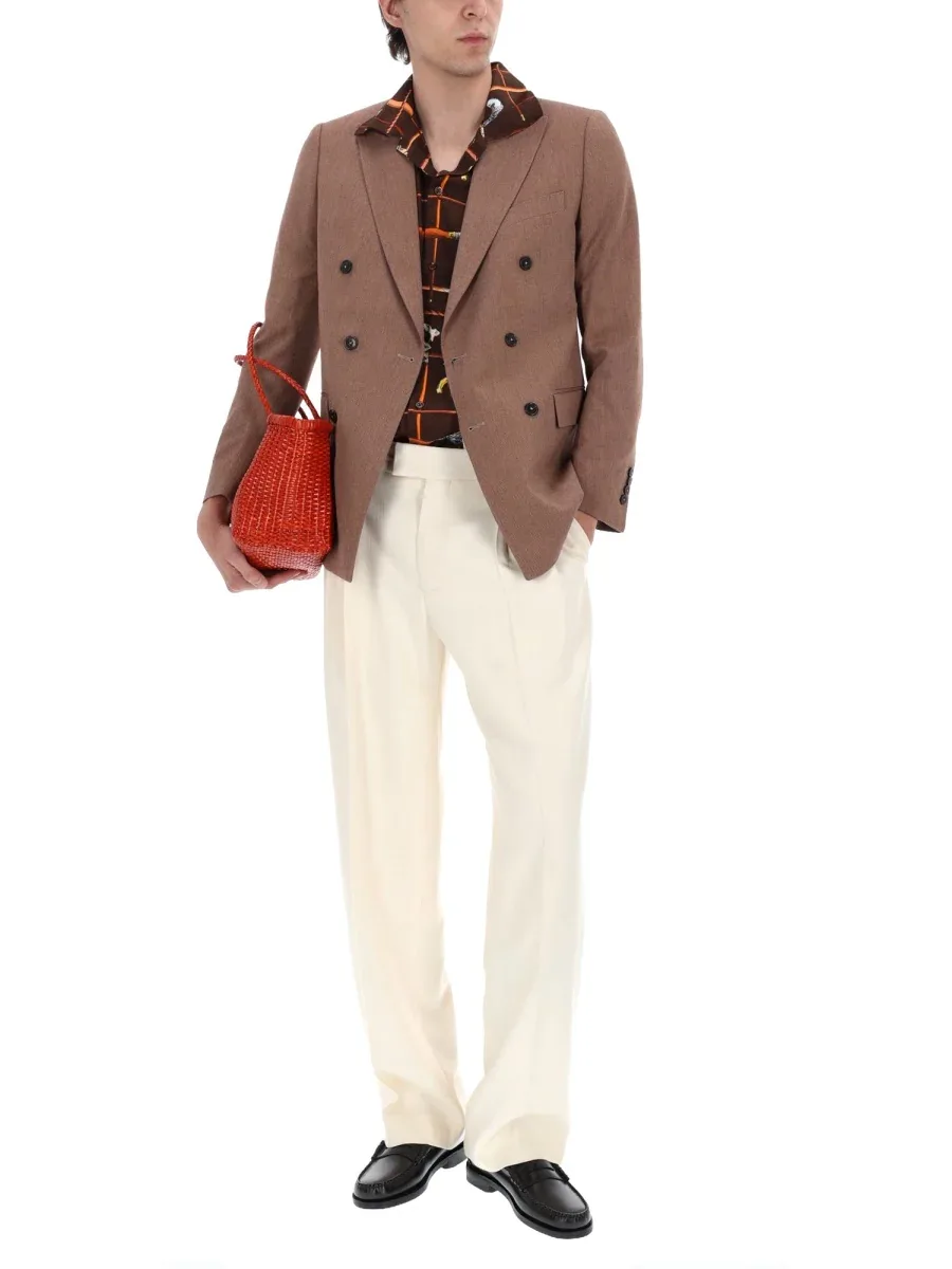 Double-Breasted Wool-Blend Blazer by DrôLe De Monsieur