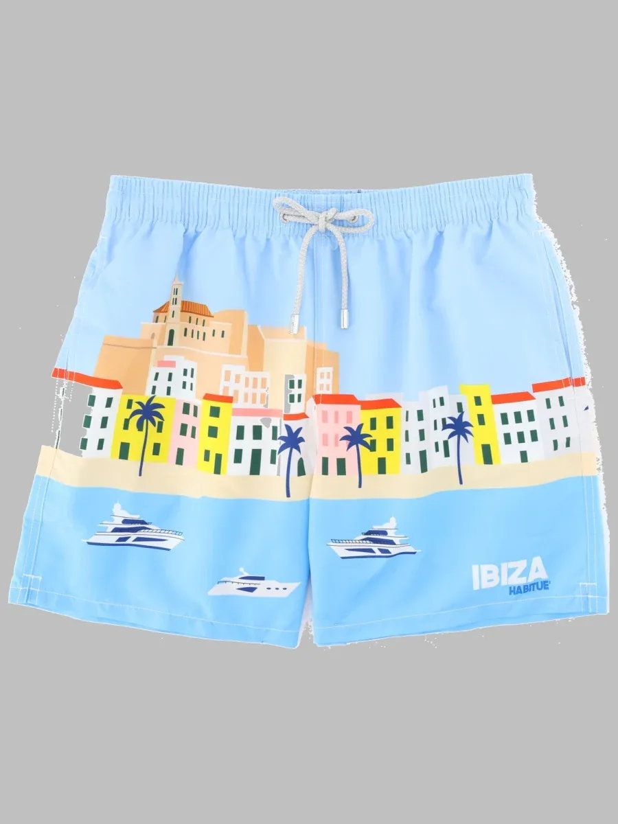 Polyester Swim Shorts by Mc2 Saint Barth