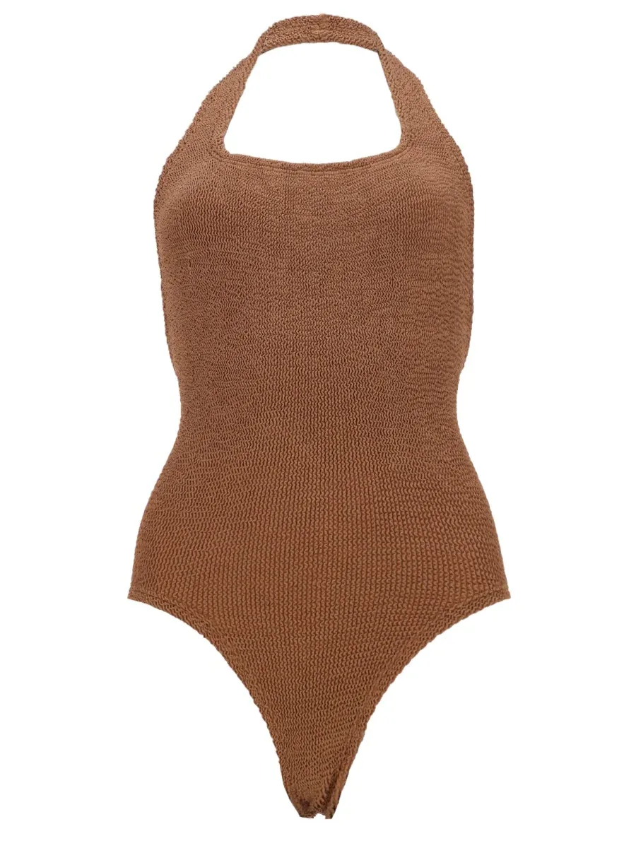 Polyamide Elastane One-Piece Swimsuit by Hunza G