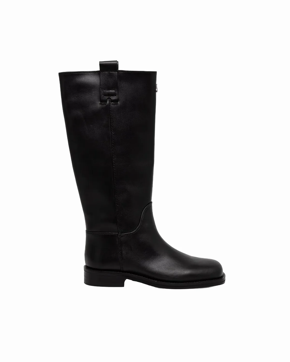 Calf Leather Square-Toe Boot by PATRIZIA PEPE
