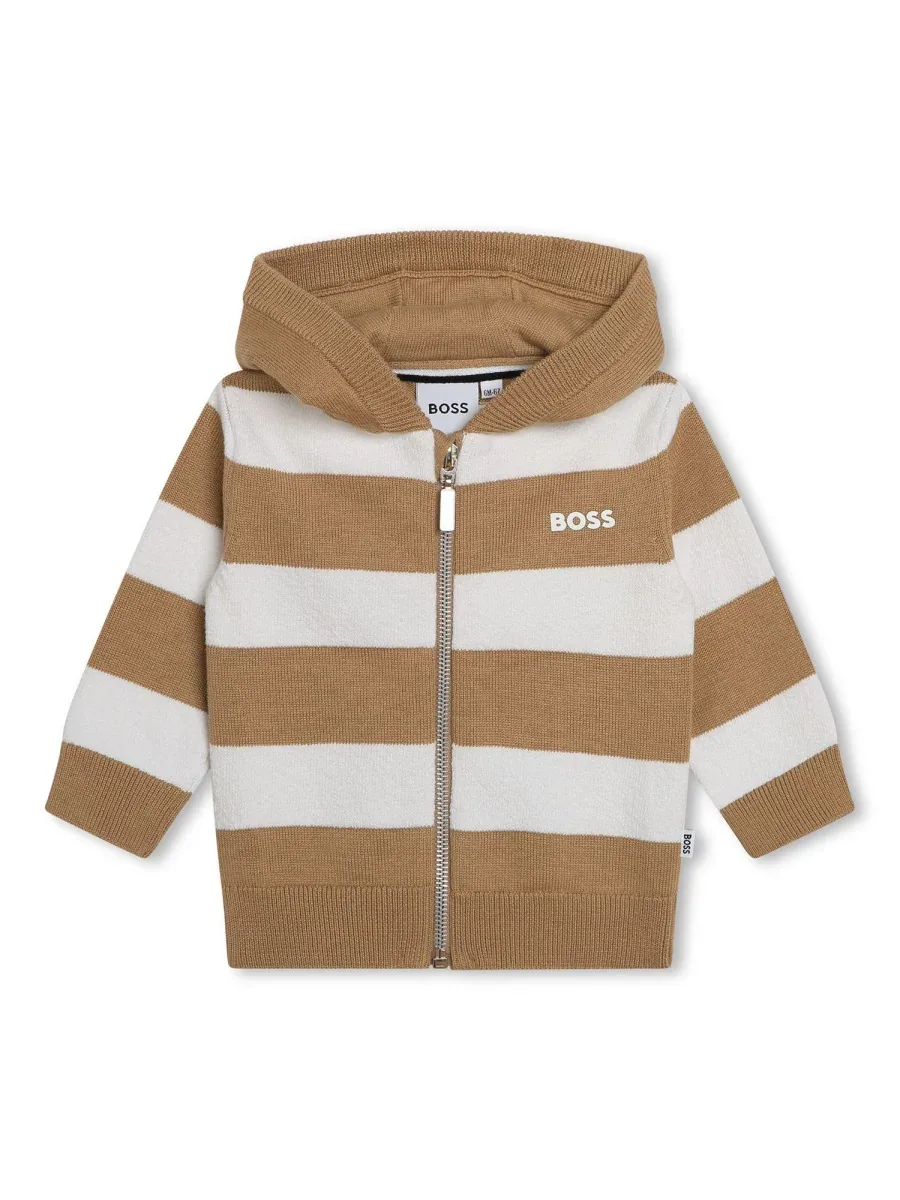 Tricot Cotton Cardigan by Hugo Boss