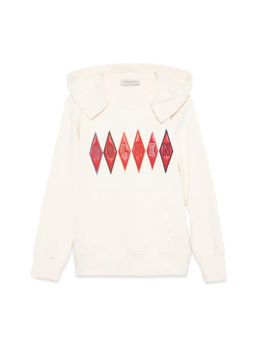 Cotton-Blend Hoodie by Golden Goose