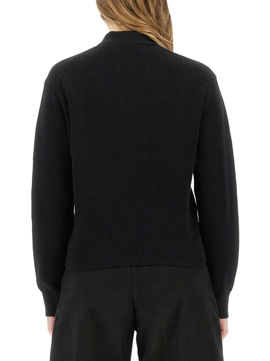 Knitted Cotton Polo Shirt by Studio Nicholson