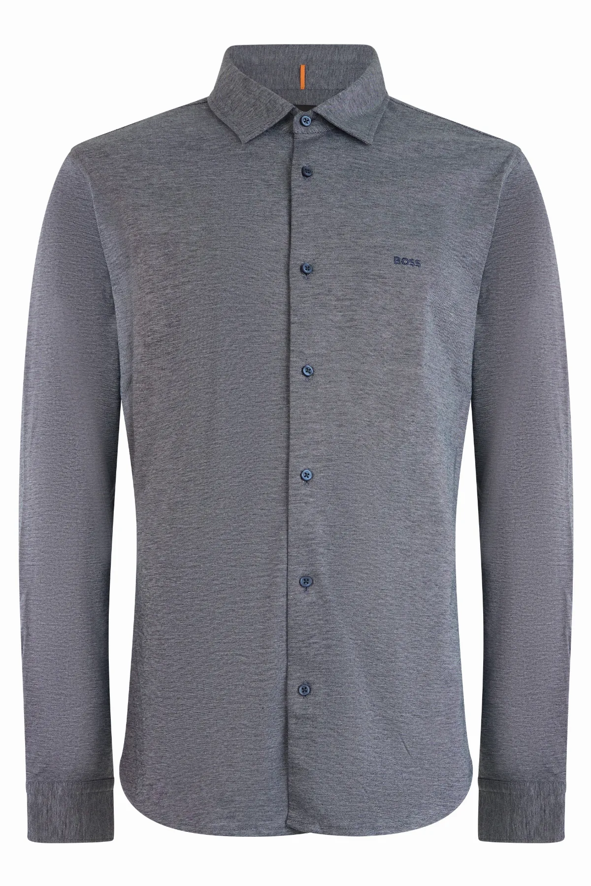 Cotton Jersey Long-Sleeve Shirt by Hugo Boss