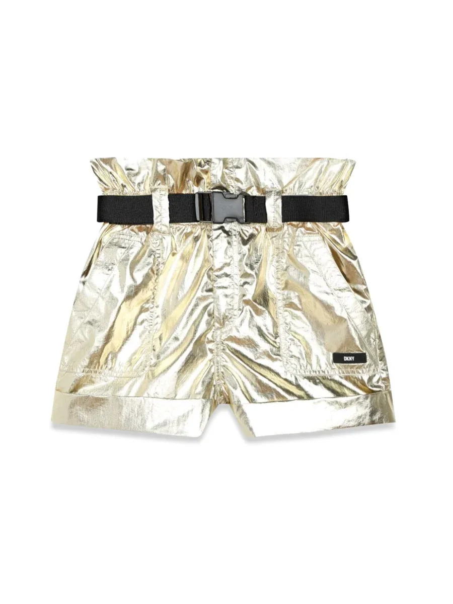 Belted Polyamide Bermudas by DKNY