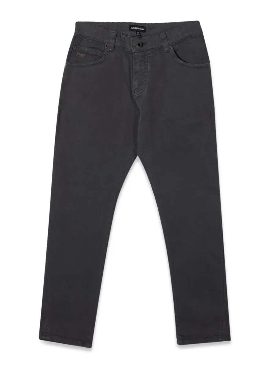 Cotton Blend Jeans by Emporio Armani