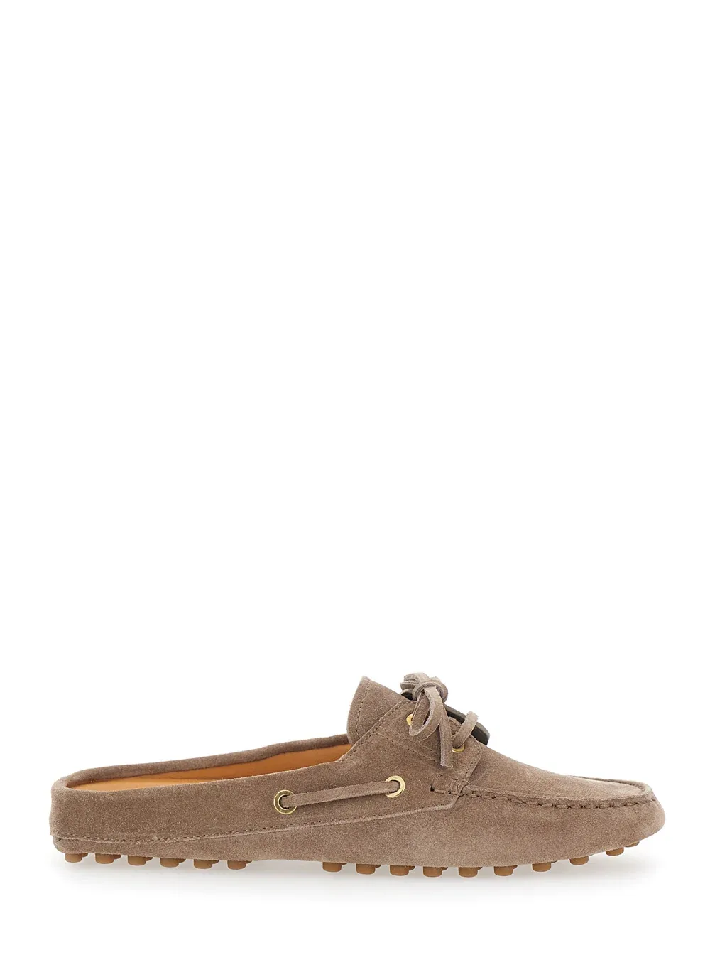 Side-Lace Suede Loafer by TOD'S