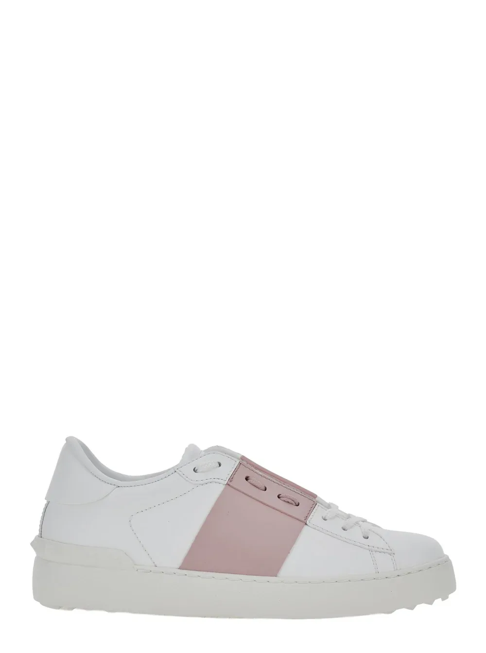 Leather with Contrasting Detail Sneaker by Valentino Garavani