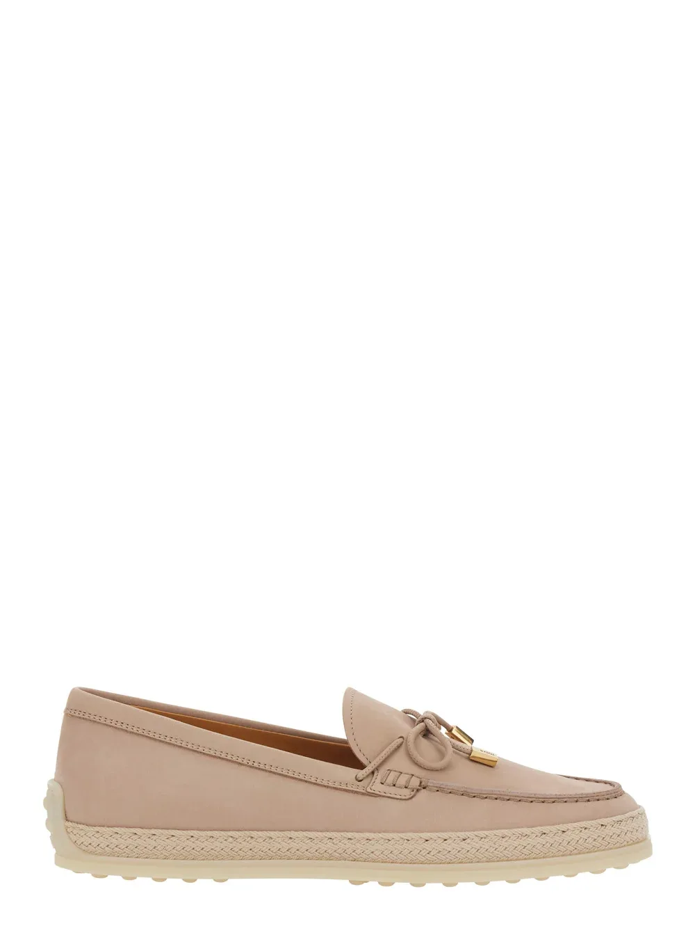 Bow-Tie Calf Leather Loafers by TOD'S