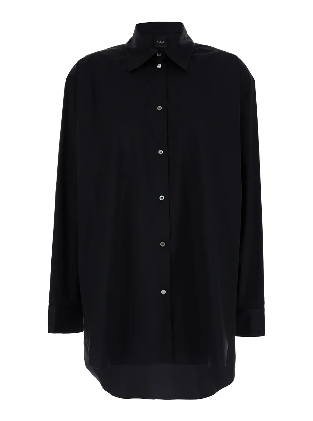 Oversized Cotton Blend Shirt by Leplain