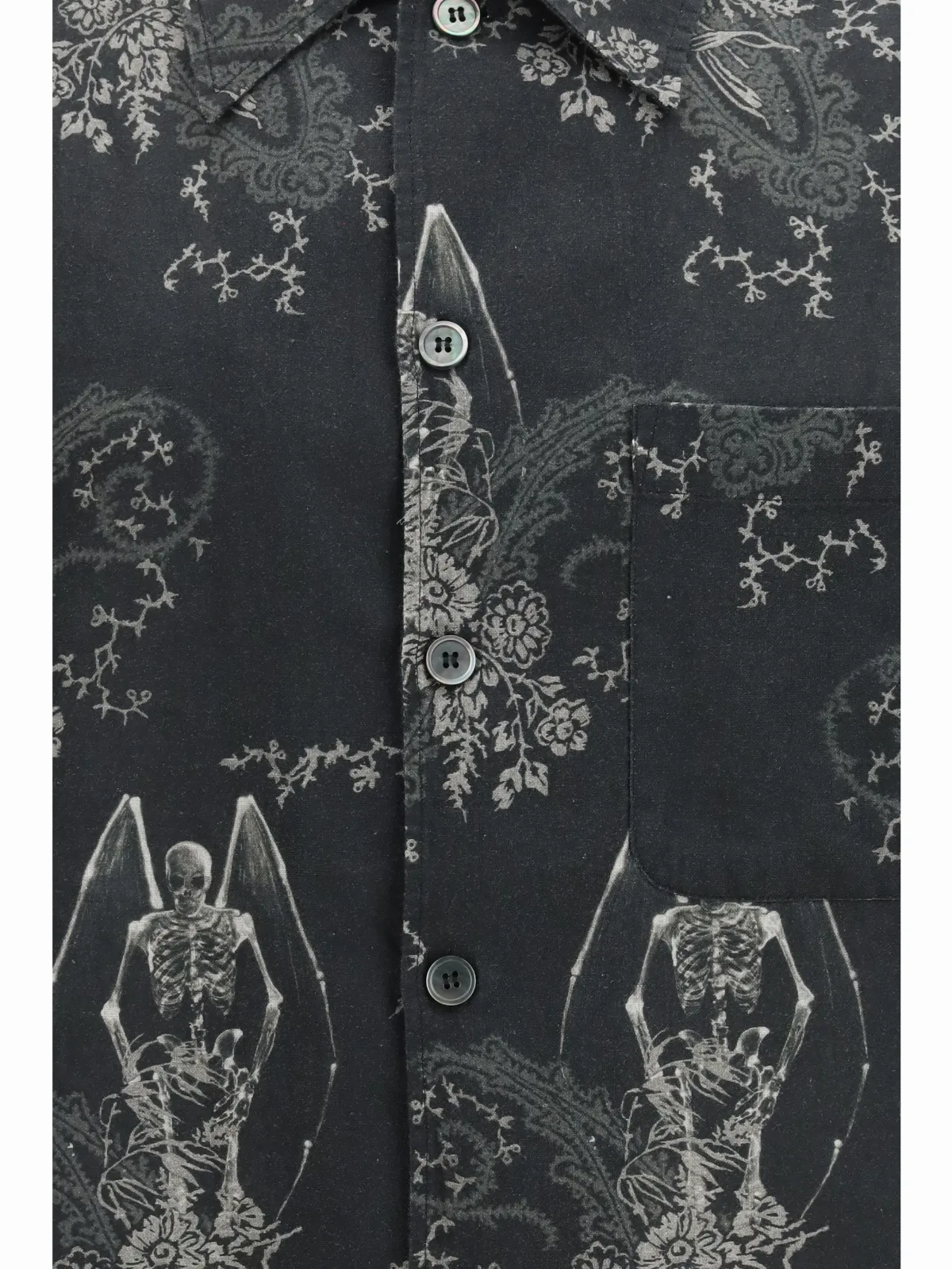 Death Paisley Printed Cotton Shirt by Our Legacy