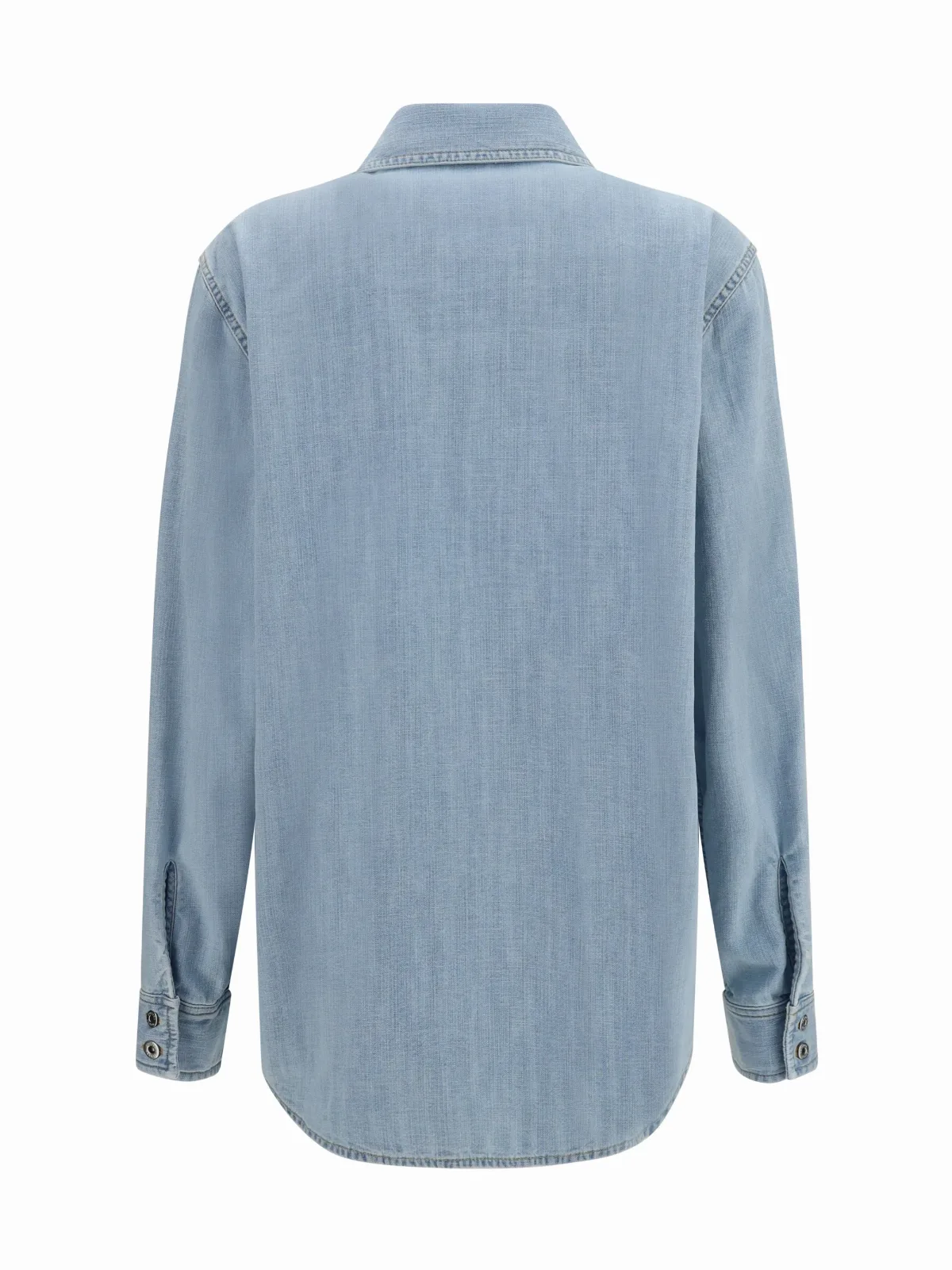 Light Bleach Denim Oversized Shirt by Bottega Veneta