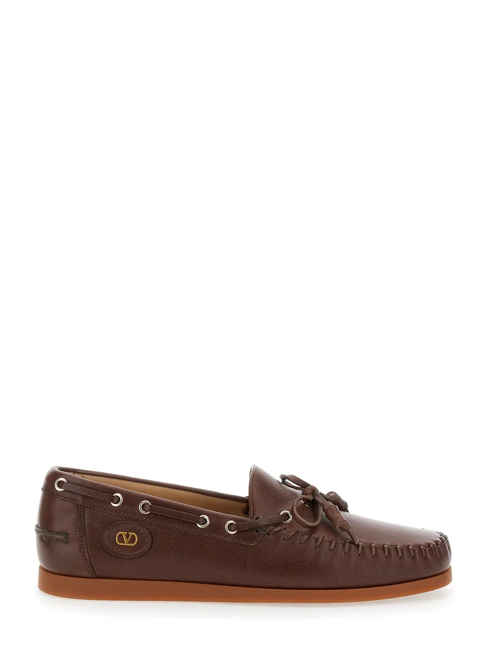 VLogo Patch Buffalo Leather Loafer by Valentino Garavani