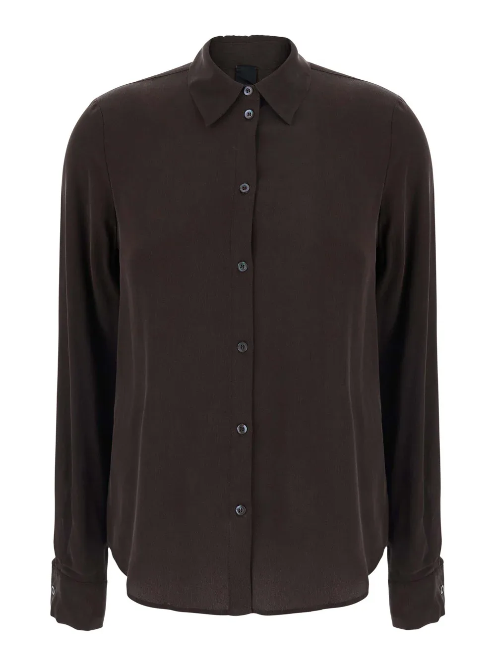 Pleated Silk Crepe De Chine Shirt by pinko