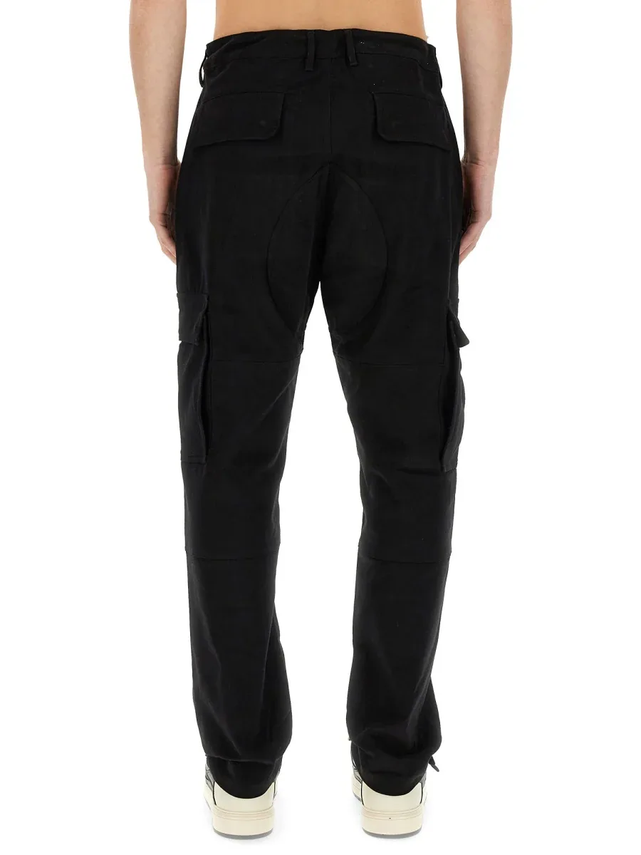 Cotton Blend Cargo Pants by Marcelo Burlon County Of Milan