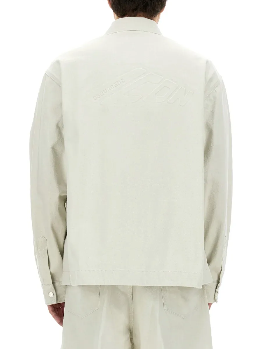 100% Cotton Overshirt by Dsquared2