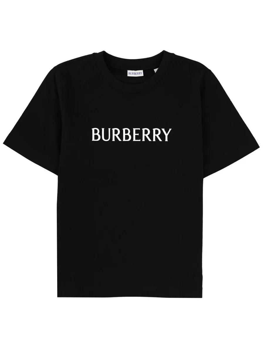 Logo-Printed Cotton T-Shirt by Burberry
