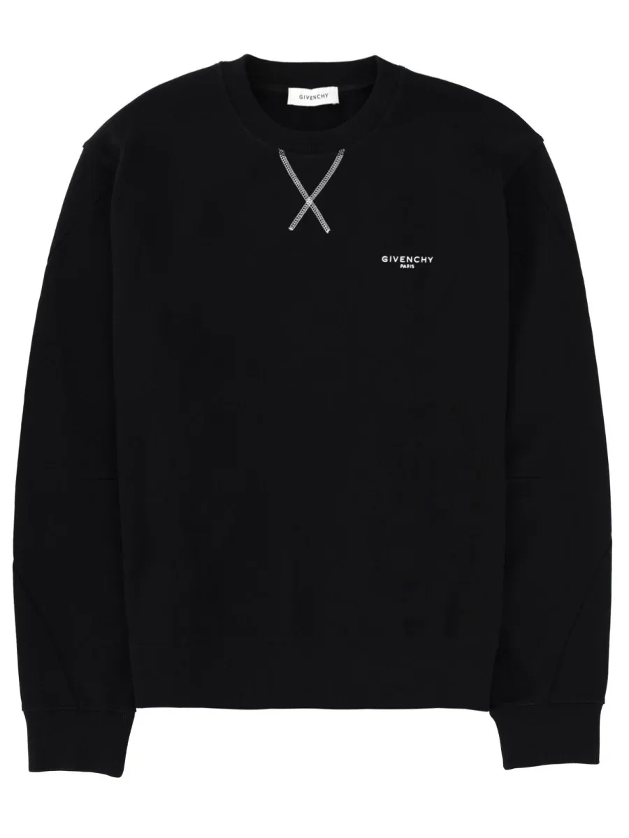Logo Cotton Sweatshirt by Givenchy