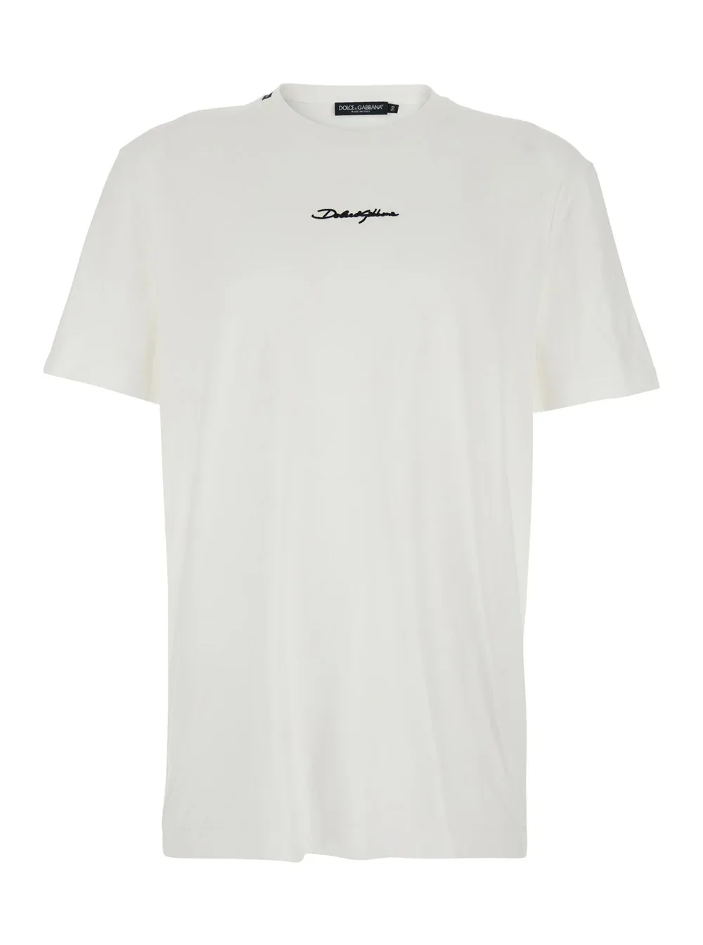 Logo-Embroidered Cotton T-Shirt by Dolce & Gabbana
