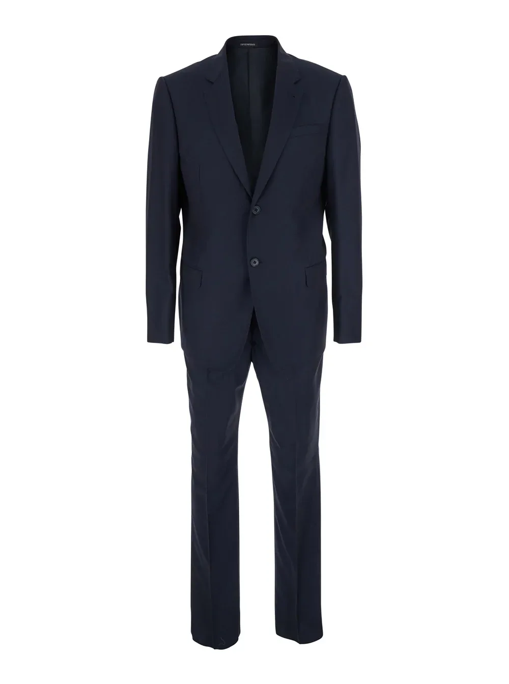 Two-Button Tech Fabric Suit by Emporio Armani