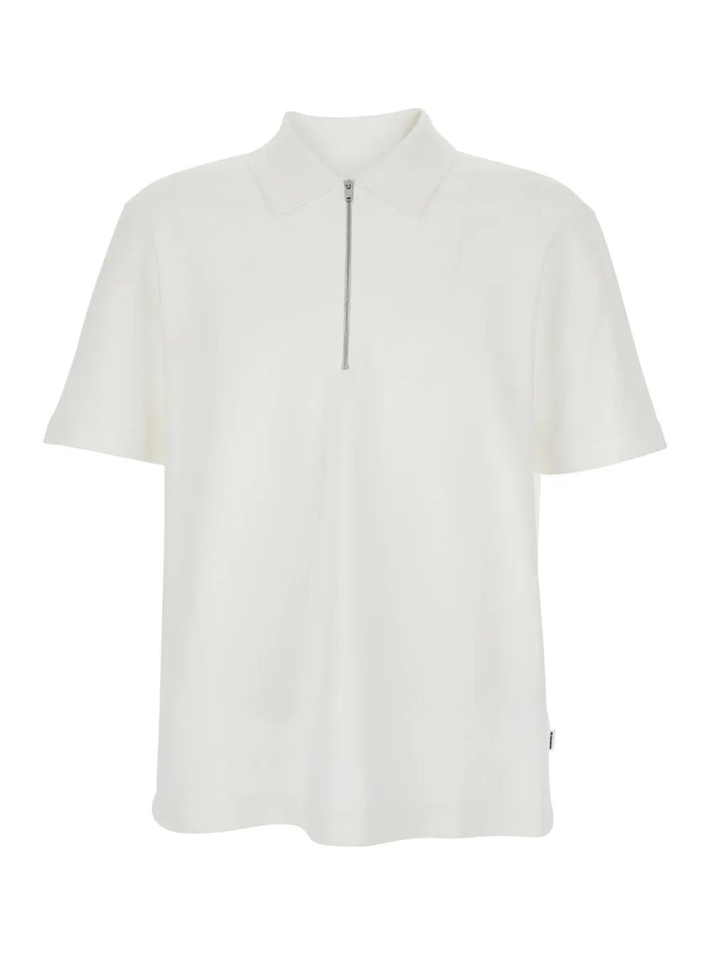 Front-Zip Cotton Polo Shirt by Jil Sander