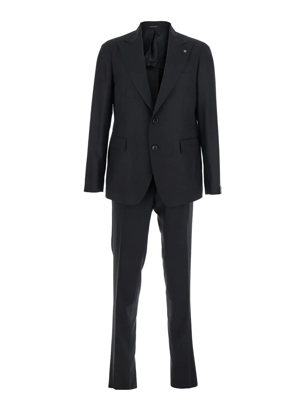 Single-Breasted Virgin Wool Pant Suit by Tagliatore