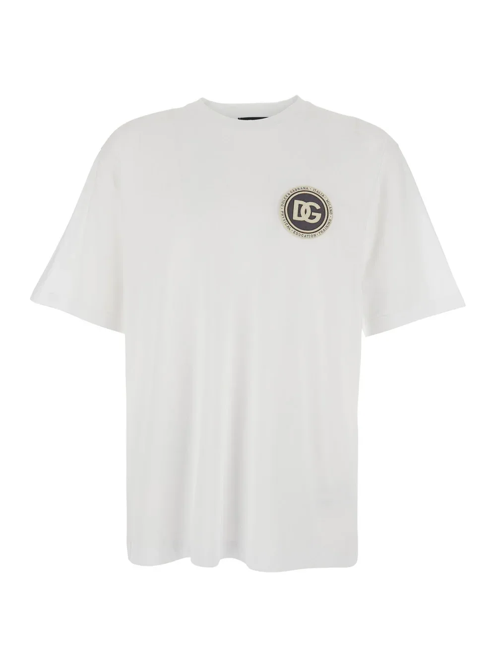 Logo-Embroidered Cotton T-Shirt by Dolce & Gabbana