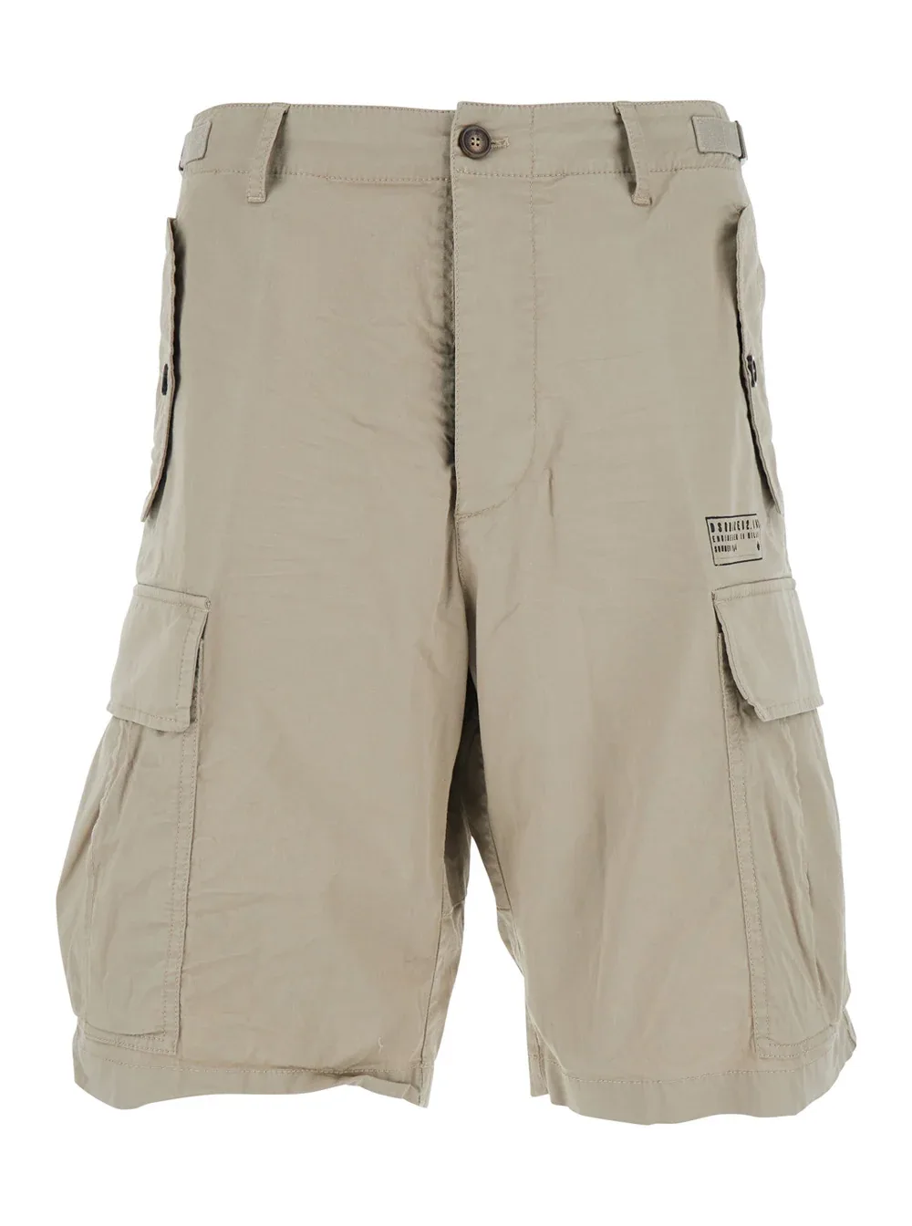 Cotton Blend Cargo Shorts by Dsquared2