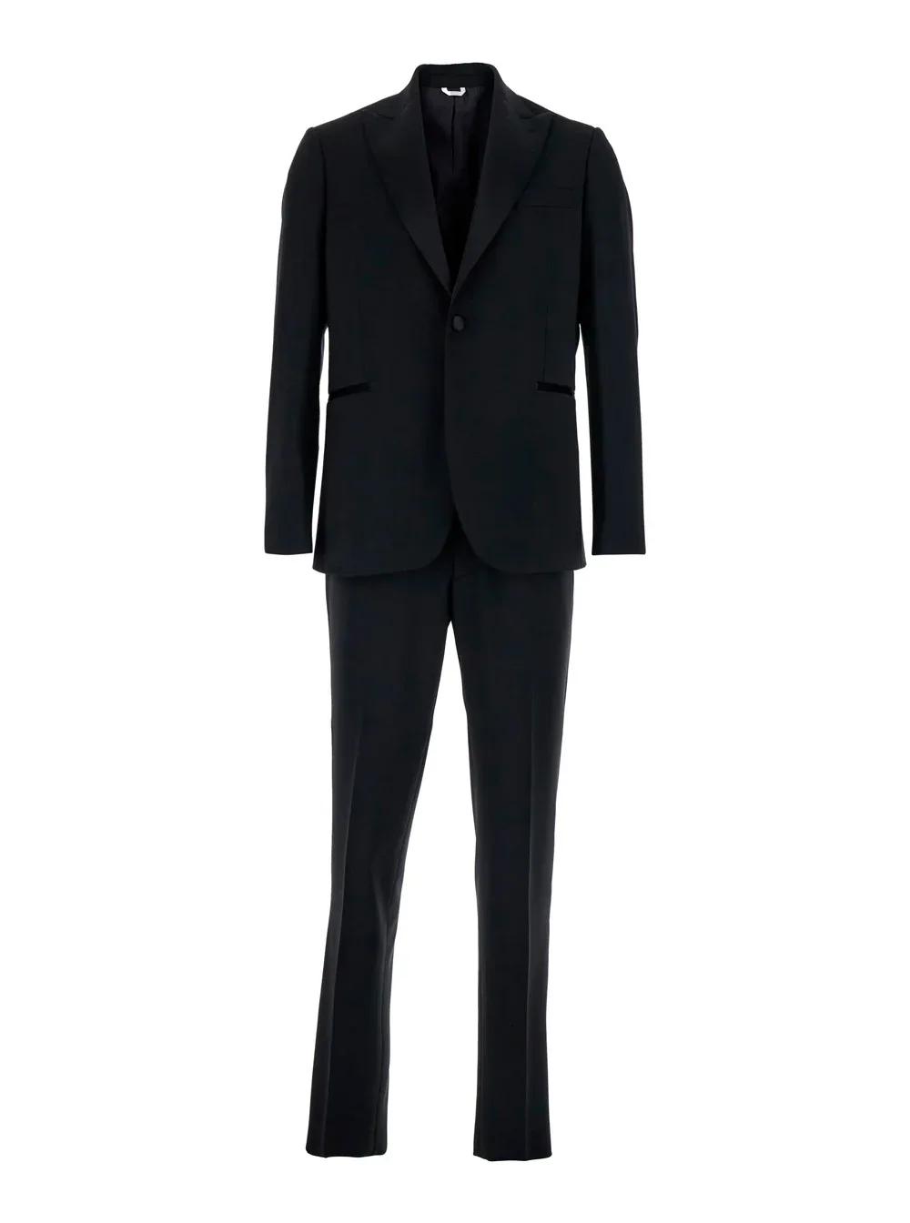 Single-Breasted Peak-Revers Pant Suit by Leplain