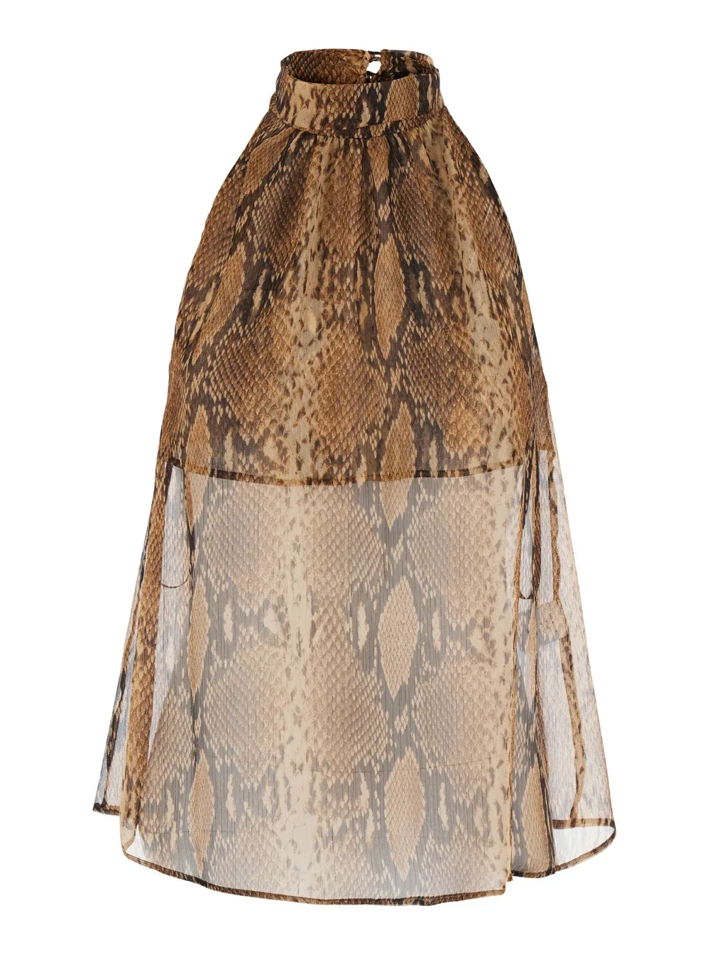 Tortoiseshell Print Blouse by Leplain