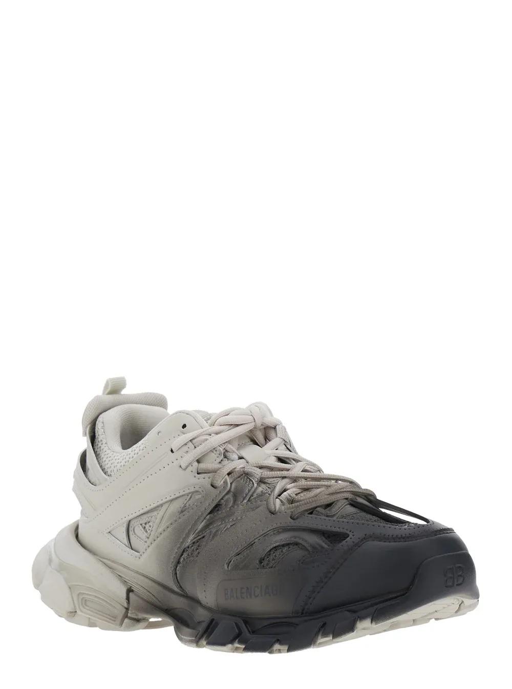 Leather and Tech Fabric Sneaker by Balenciaga