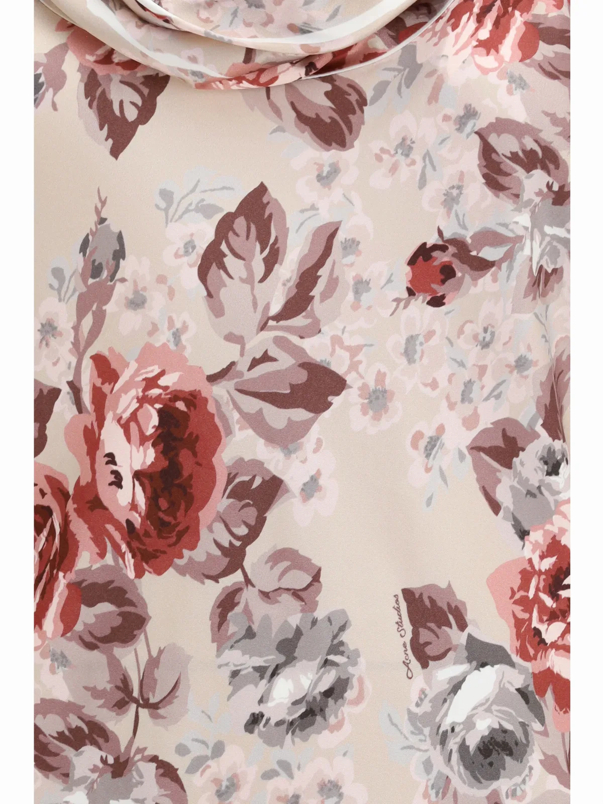 Floral-Print Draped Dress by Acne Studios