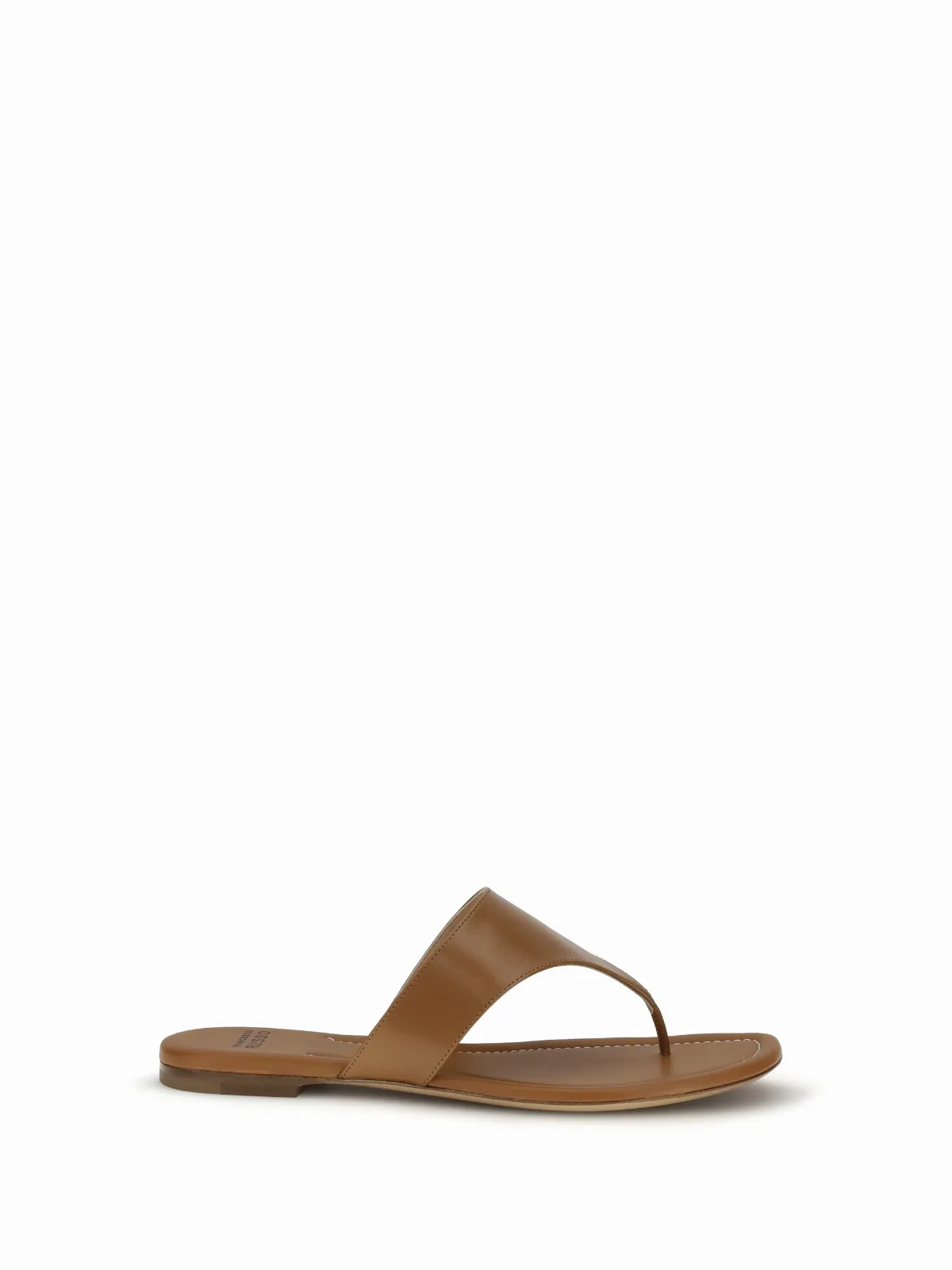 Calf Leather Thong Sandals by Francesco Russo