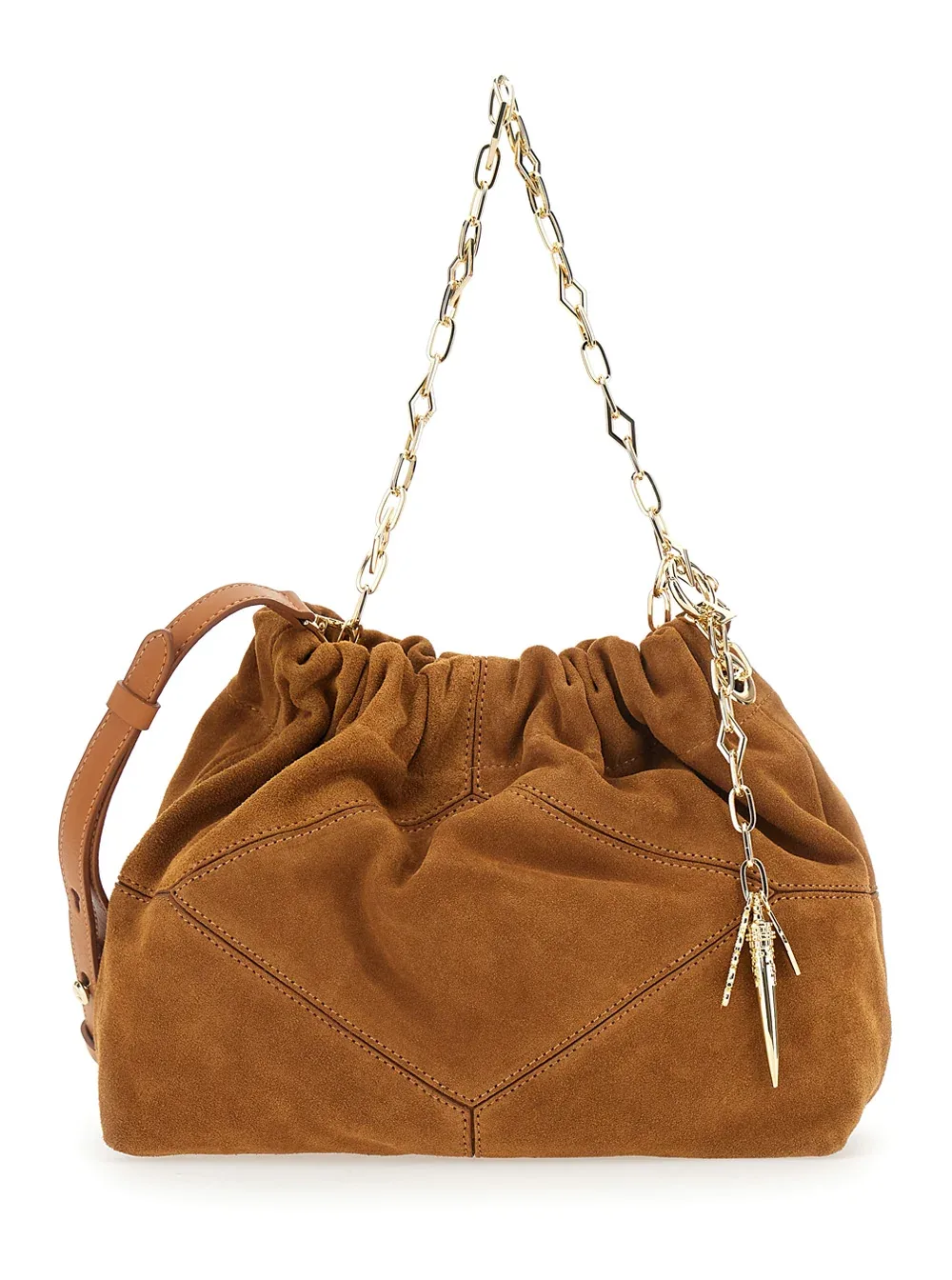 Quilted Suede Shoulder Bag by BA&SH