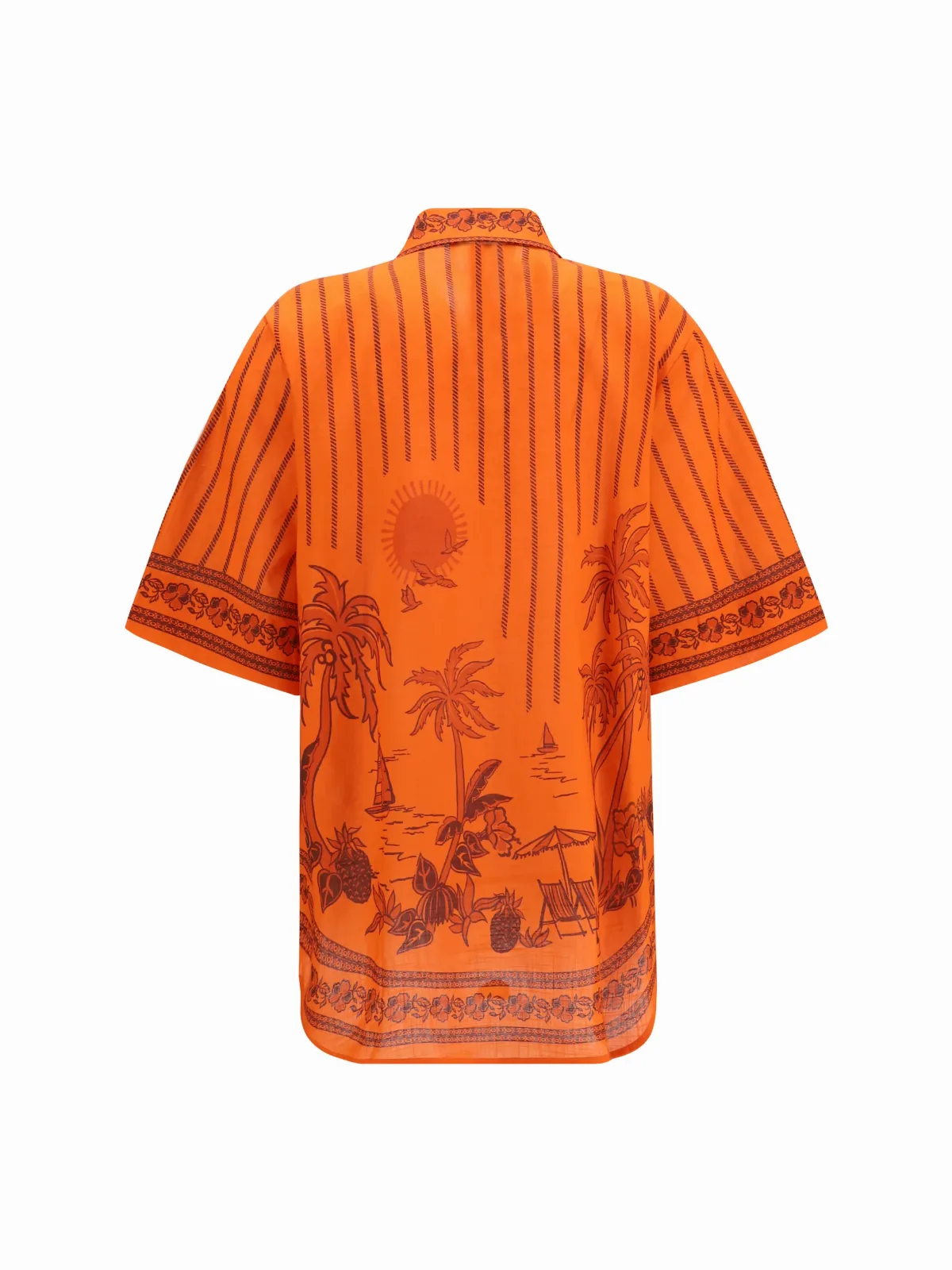 Printed Cotton Shirt by Alemais